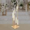 8 Arm Candle Holder, Candle Holder with Windshields, Candle Holder for Wedding Decoration
