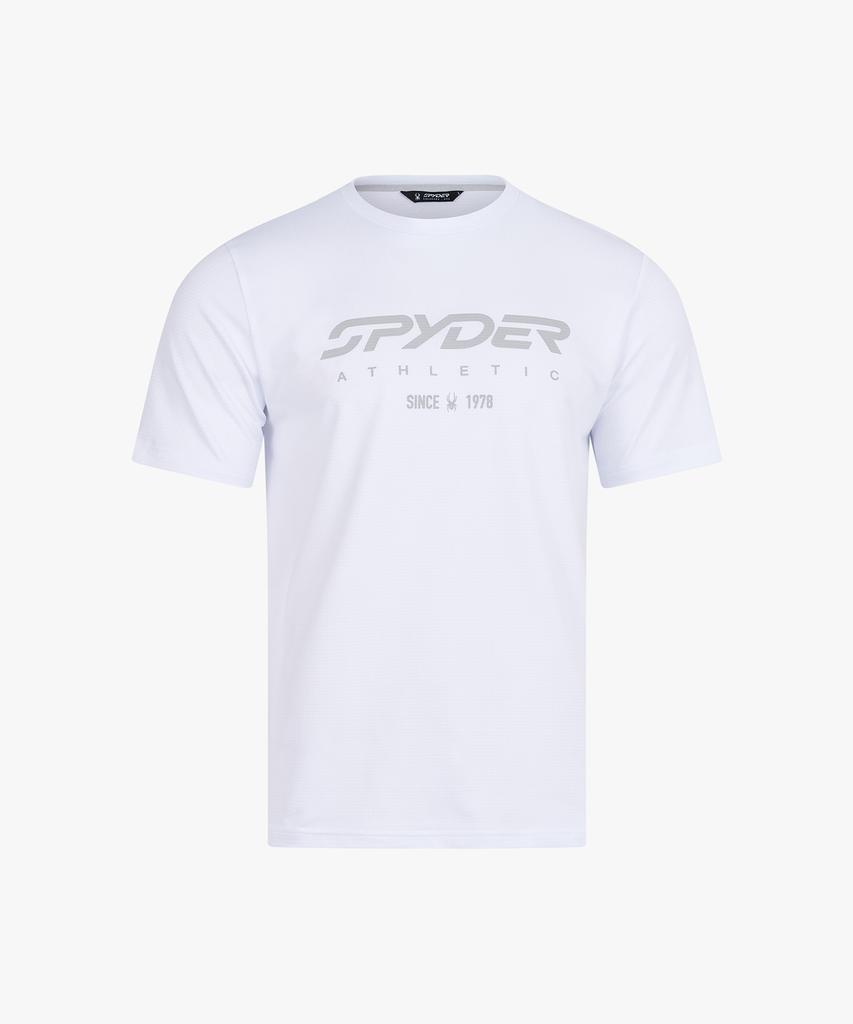 SPYDER Men'S Comfotech Cool Performance Textured Short Sleeve T-Shirt Splmcnrs205Mwht