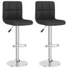 VidaXL Set of 2 Bar Stools, Pub Chair, Bistro Seat, Furniture for Dining Room Kitchen Living Room Home Interior, 334245