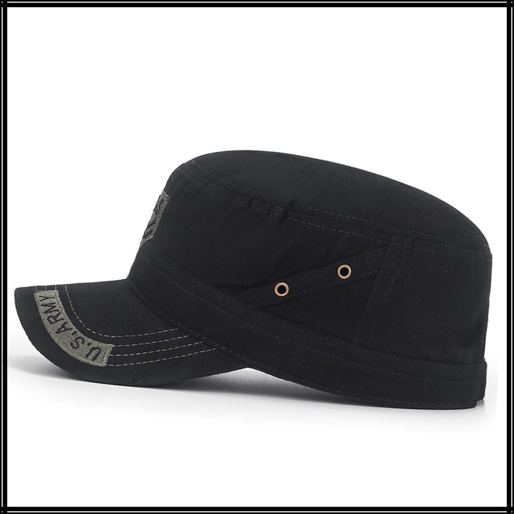 Camouflage Embroidered Military Work Logo Free CZ808 [White Fang] Cap, Size, Stylish, Men's, (Green)