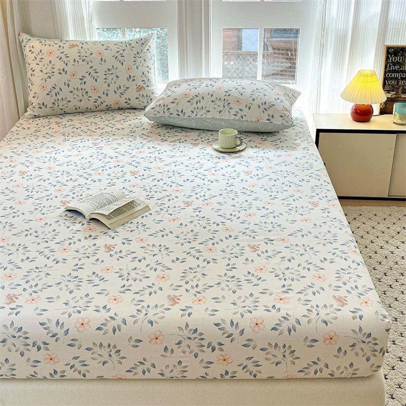 02025 New Cotton Mattress Thickened Ecological Abraded Bedspread, Pure Cotton Bed Cover Simmons Mattress Protective Cover