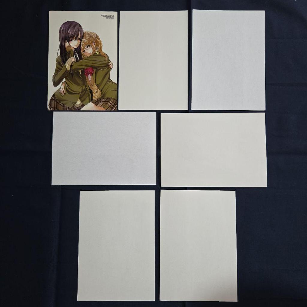 [USED] Citrus Saburouta Bonus Illustration Card Illustration Paper