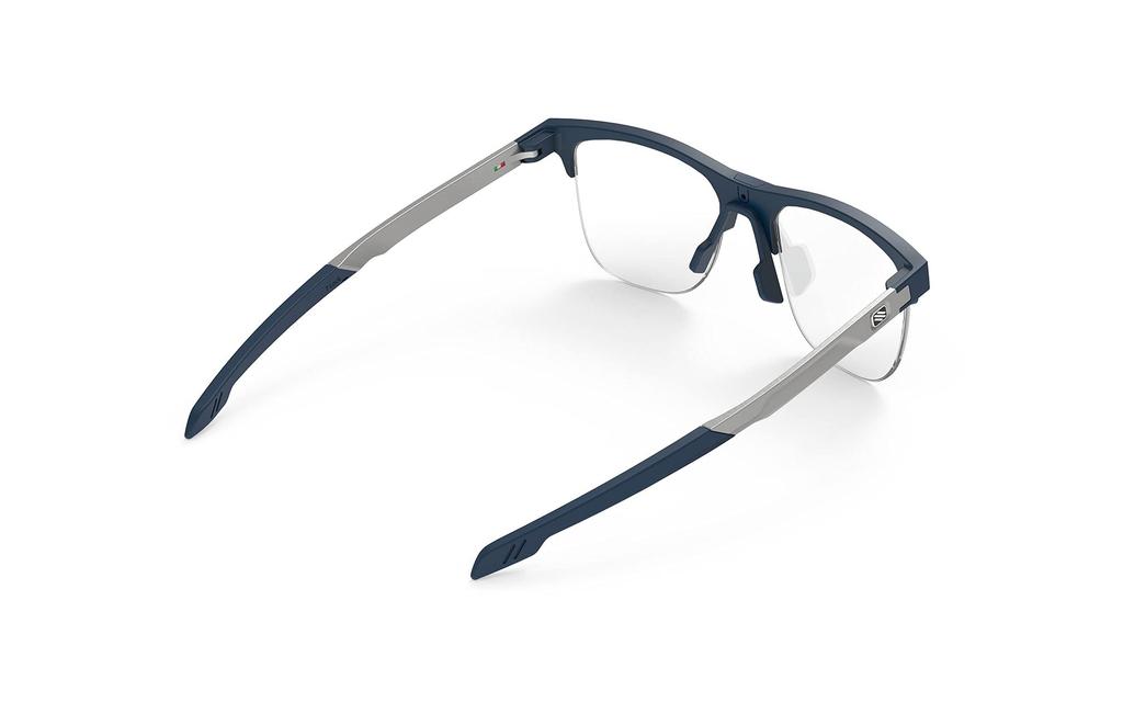 Rudy Project Incus XL Blue Navy Shape B Half-Rim Sunglasses, Matte, (52x45mm)