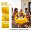 Inflatable PVC Easter Basket Ice Bucket Party Egg Storage Cooler Drink Tub Easter Basket Ice Bucket For Holiday Celebrations