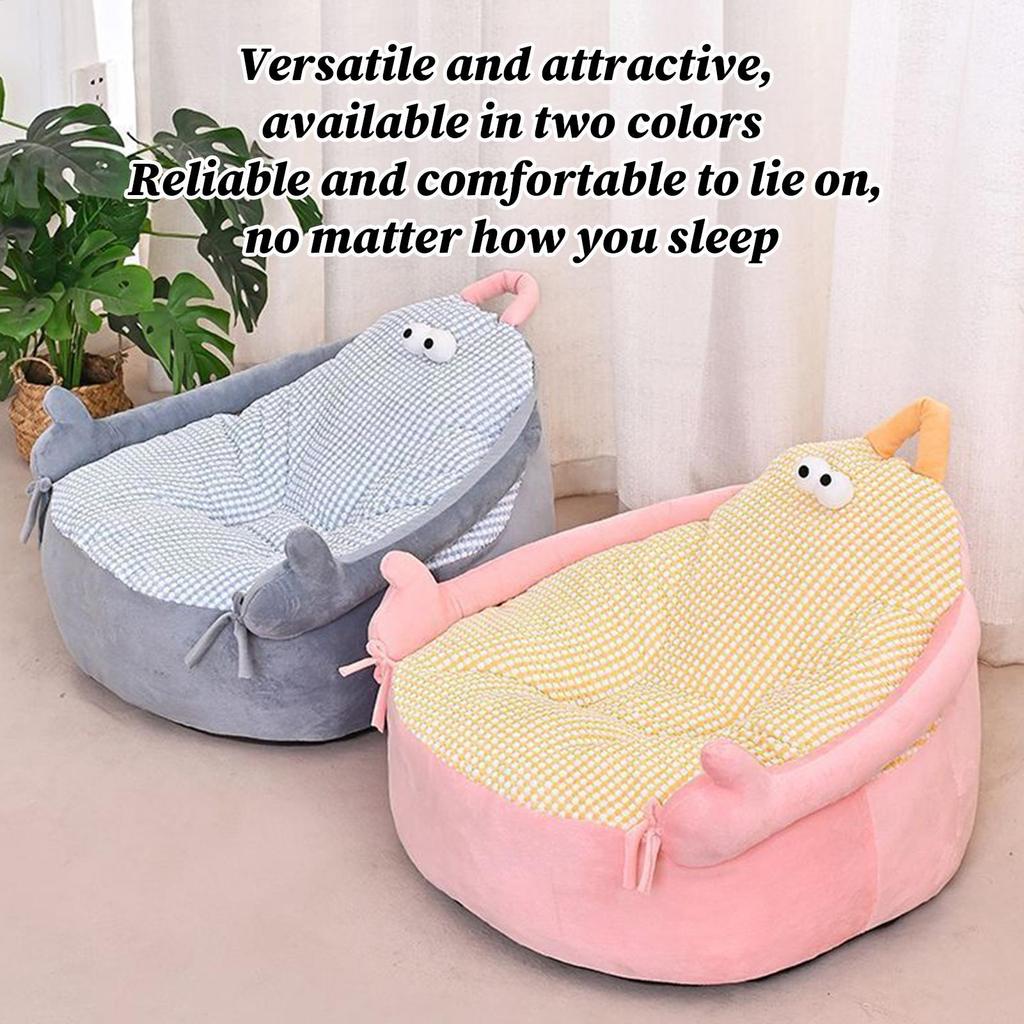 Dog Couch Pet Sofa Bed For Small Dogs Plush Soft Pet Cuddler Calming Sleeping Warming Sofa For Indoor Bedroom Living Room