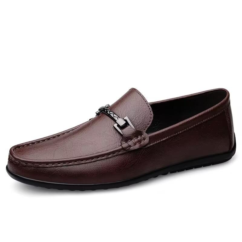 Neue Mode Herrenschuhe Lässig Atmungsaktiv Büro Slipper Schuhe Herren Designer Slip On Bootsschuhe Herren Italienische Mokassins Übergröße 46