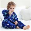 Kids Flannel Onesie Pajamas Cartoon Loungewear Christmas Costume Flannel Sleeping Bag Jumpsuit