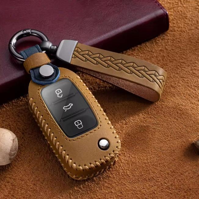 New Car Remote Key Case Cover For Volkswagen VW Polo Golf Passat Tiguan Beetle Caddy T5 Up Eos Skoda Octavia Seat Leon Altea