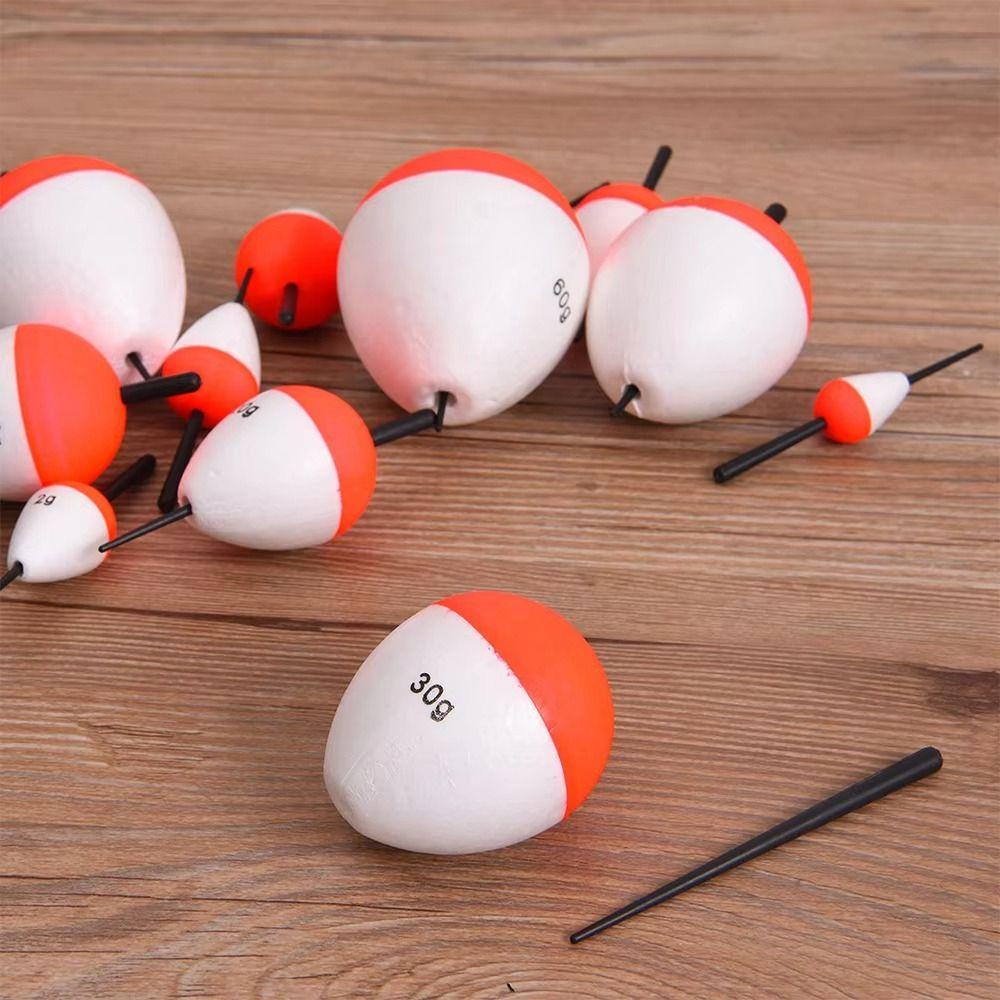 10Pcs/Set Fishing Tackle Fishing Float 3/5/10/20g Foam Floats Ball Portable Floats Sticks