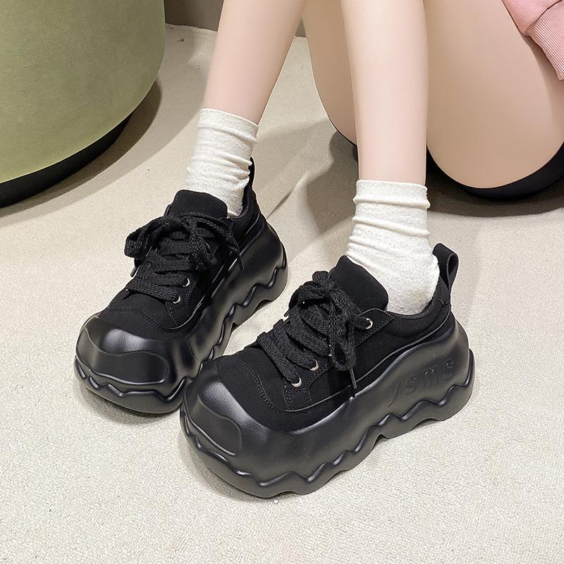 Fashion 2025 Autumn Platform Mesh Sneakers Women Breathable Tennis Female Vulcanized Shoes Spring Chunky Sneakers Sports Dad Shoes Woman