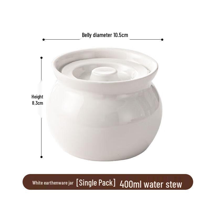 Ceramic Double-Boiler Stew Pot