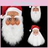 Masque de Noël en latex extensible et respirant avec œillets pour une vue dégagée