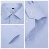 Men's Formal Shirt Long Sleeve  Solid Color Striped Pocket Fashion Business Office Professional Wear Social White Shirt