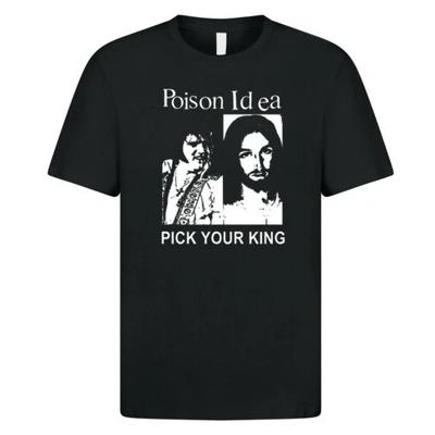 Poison Idea T Shirt Pick Your King Elvis Jesus Music Punk Rock Band Napalm Beach