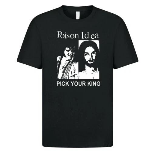 Poison Idea T Shirt Pick Your King Elvis Jesus Music Punk Rock Band Napalm Beach