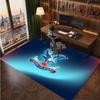 Crystal Palace Football Print Crystal Velvet Rug, Comfortable Water Absorbent Non Slip Indoor Floor Carpet