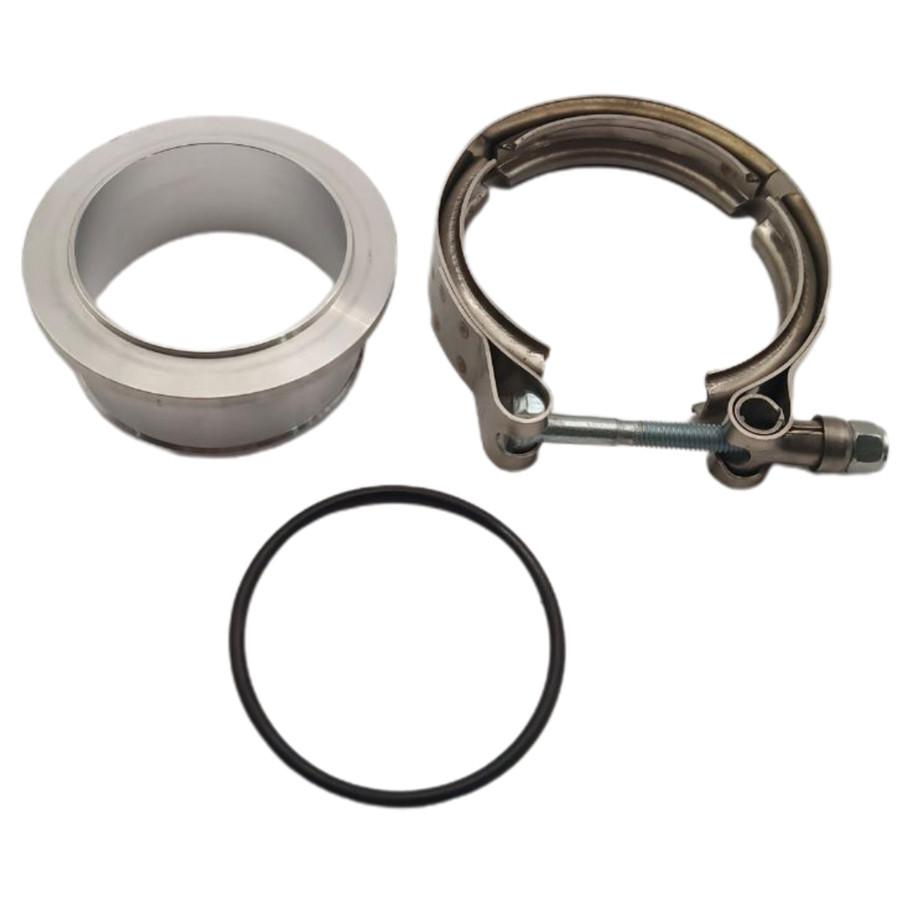 Holset Turbo Compressor V-band Flange + Clamp For CMmins