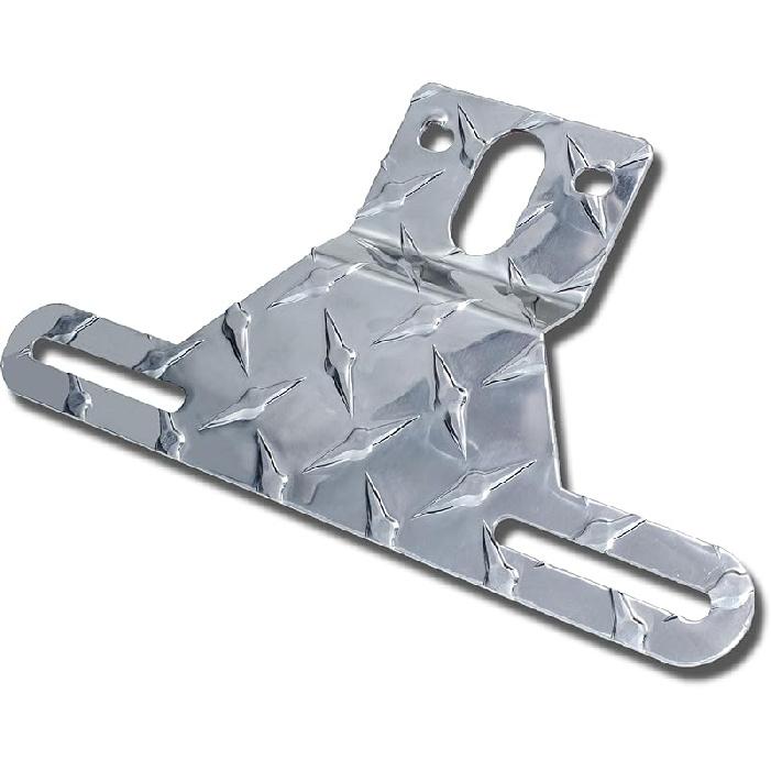 Universal Trailer License Plate Bracket Kit With Reflective Sticker – Durable Mounting Frame For RV, Boat, Trailer