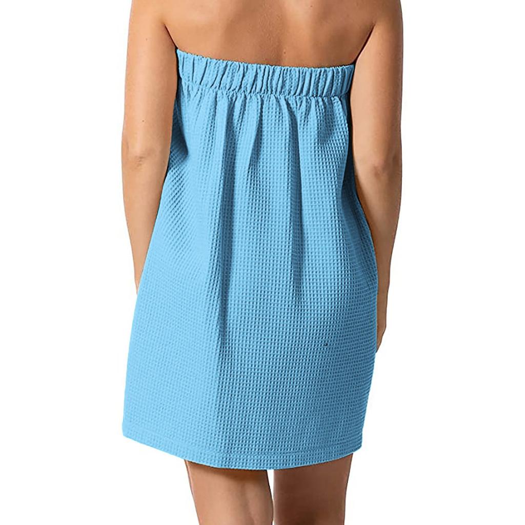 Damen Badetuch, Damen Waffel-S Spa Körperwickel mit Verschluss