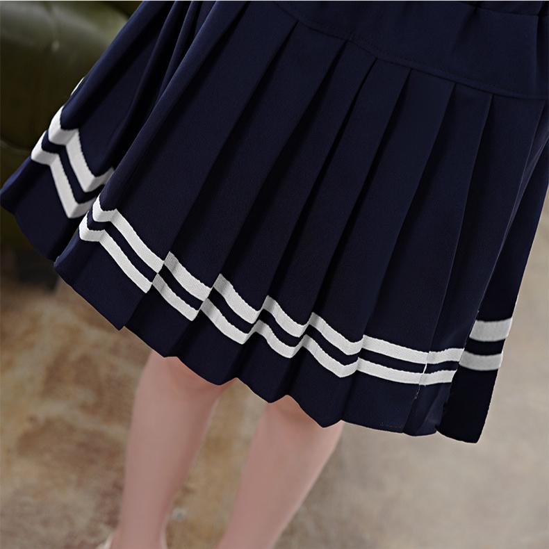 Girls' College Style Set Summer Children's JK Uniform Skirt Summer Skirt Girls' Pleated Skirt