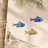 3 Pezzi Decorazione da Parete in Legno a Forma di Pesce per Casa al Mare Lago Decorazione da Appendere a Parete Scultura da Parete a Tema Oceanico Costiero per Bagno Nautico Decorazione Camera da Letto