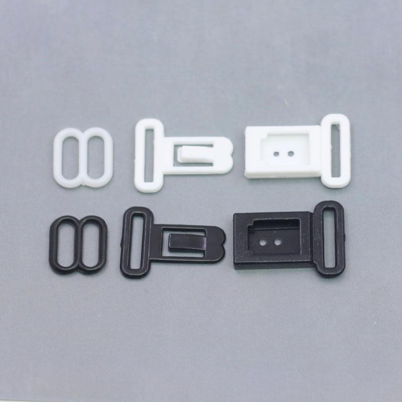 Academy Style Adjustable Butterfly Bow Tie Buckle - Black and White