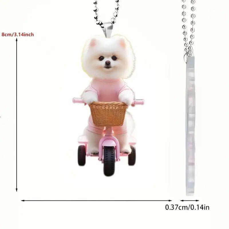 

Whimsical Acrylic Cat Car Decoration Hanging Pendant For Trendy Style Vehicle