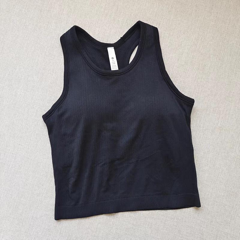 EBB TO STREET Women's Racerback Yoga Tank Top with Chest Pad - Summer Fitness Tight Fit