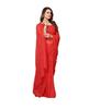 TreegoArt Fashion Women's Party Wear Floral Design Indian Saree Pearls Net Saree With Unstitched Blouse Piece