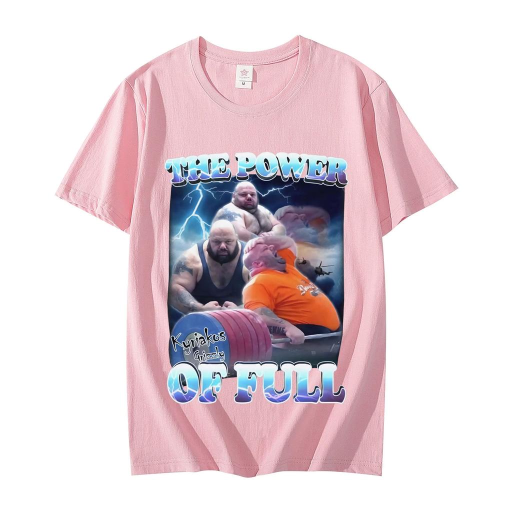 Síla Plně Vtipného Kyriakos Grizzly Dank Meme Trička Pump Cover Gym Bro Dárky Trička Unisex Vysoce Kvalitní Bavlněná Trička