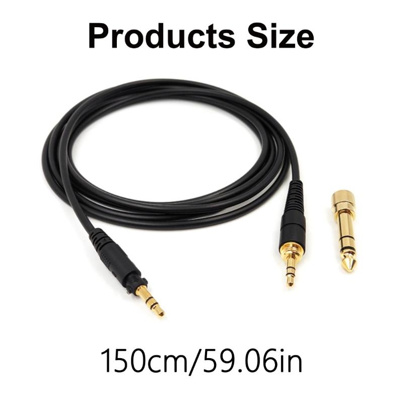 3.5mm Headphone Cable For EAH-DJ1200 beast ProMixr Headphone,High Fidelitys Sound Quality 6.35mm Gold Plate Adapter