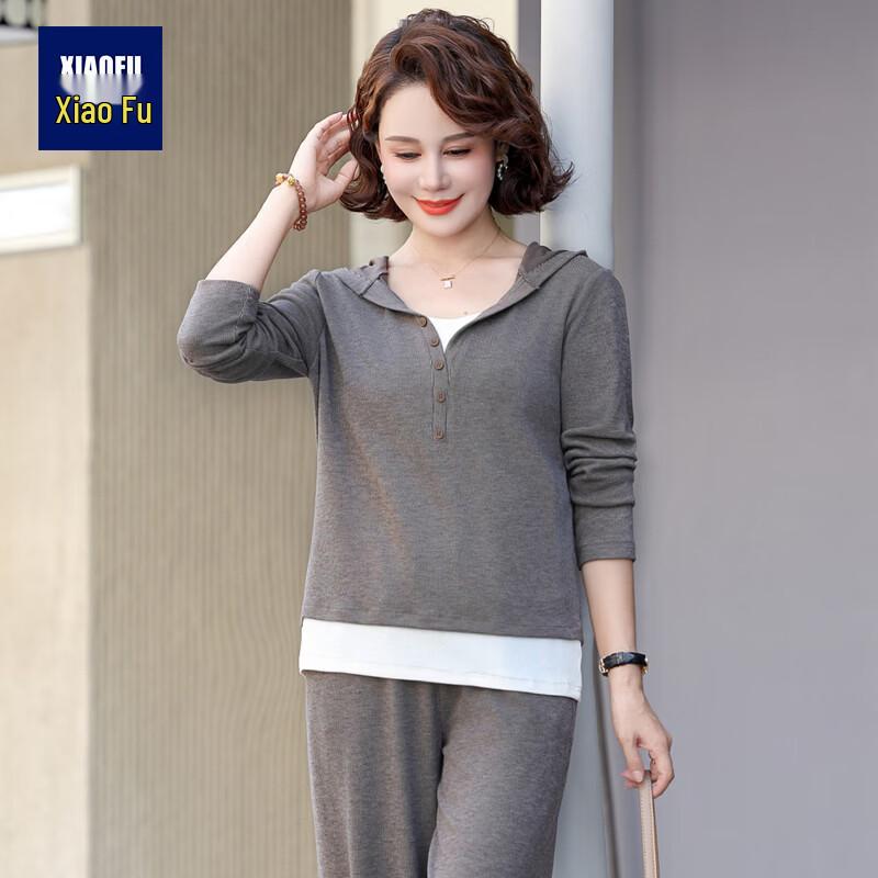 

Women s Spring/Autumn Casual Sweatshirt Sportswear Set 4XL