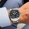 WWOOR Špičková značka Luxusní pánské hodinky Vodotěsné Datum Quartzové hodiny Sportovní hodinky pro muže Náramkové hodinky