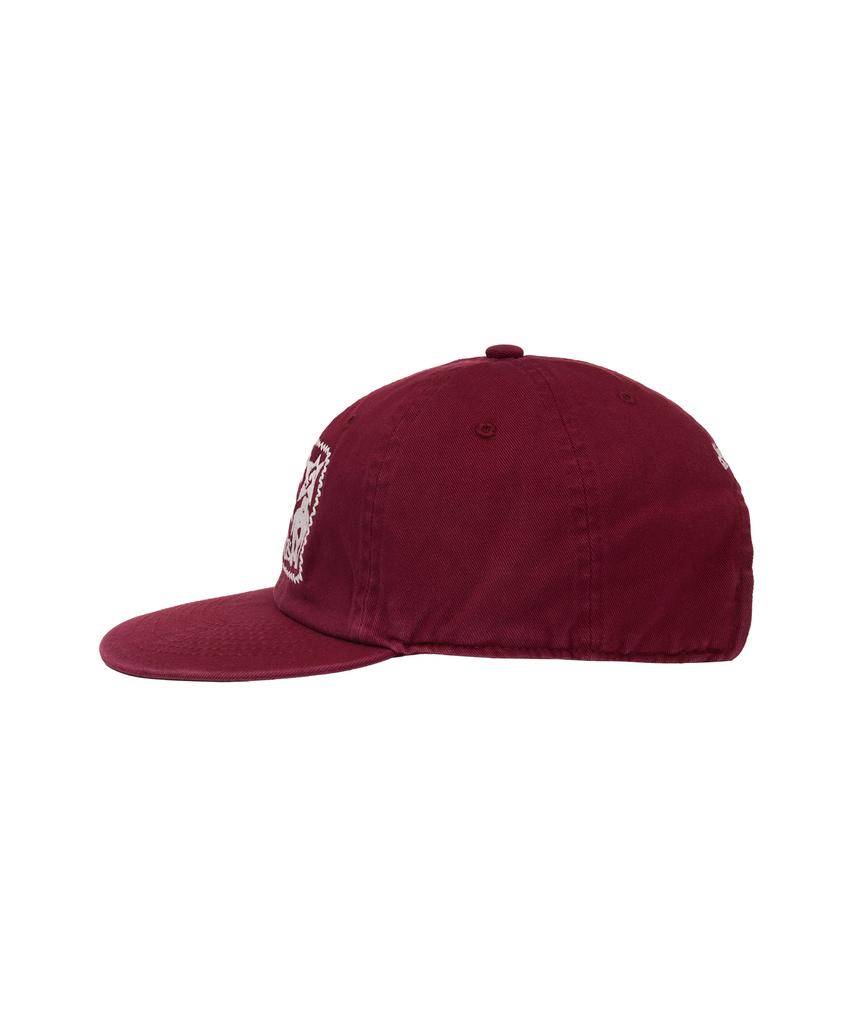 Yunibeoseugameonteu Universe Rubber Patch Washed Cap_Burgundy