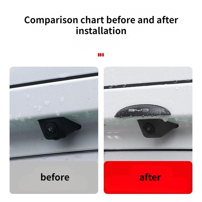 BYD Rear Camera Rain Cover for BYD Dolphin Surf Atto 3 Yuan Plus Seal Dolphin Song GPlus Atto 2 Sealion Shark Seagull ABS