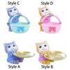Cat Tray Home Decor Creative Candy Dish Cat Sculpture Multifunctional Cat Figure for Bedroom Cabinet Living Room Office Candy