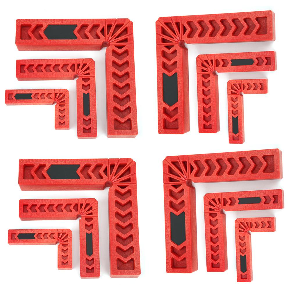 L‑Shaped 90 Degree Right Angle Positioner Woodworking Corner Clamp Carpenter Scribing Tool