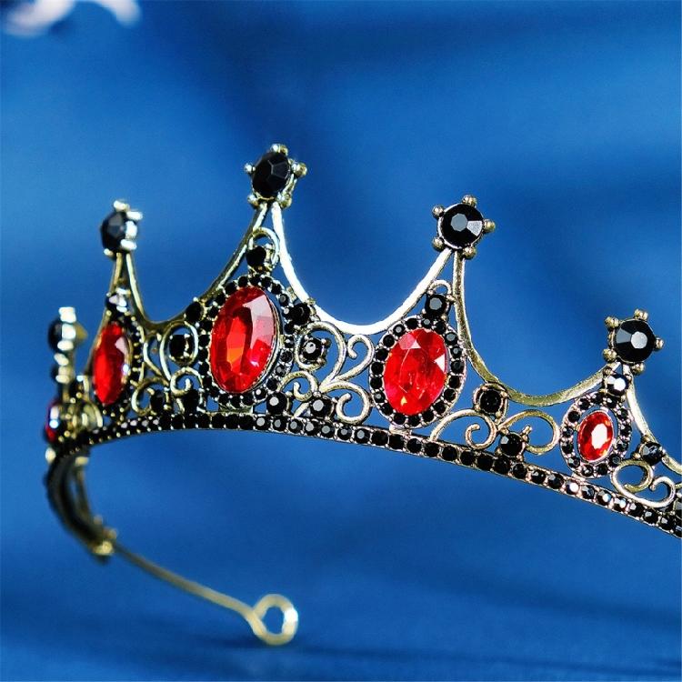 Elegant Rhinestones Crowns Hair Accessory Theater Costume Props Lightweight Metal Bridal Party Headpiece