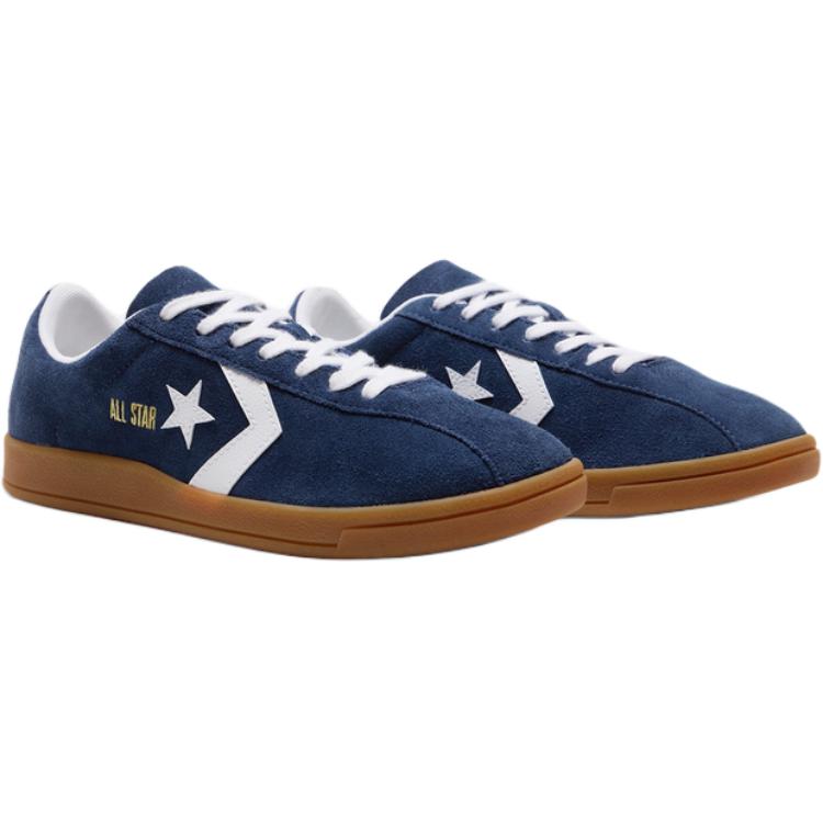 new Converse Abrasion Resistant Low Top Skateboard Shoes Unisex Dark Blue