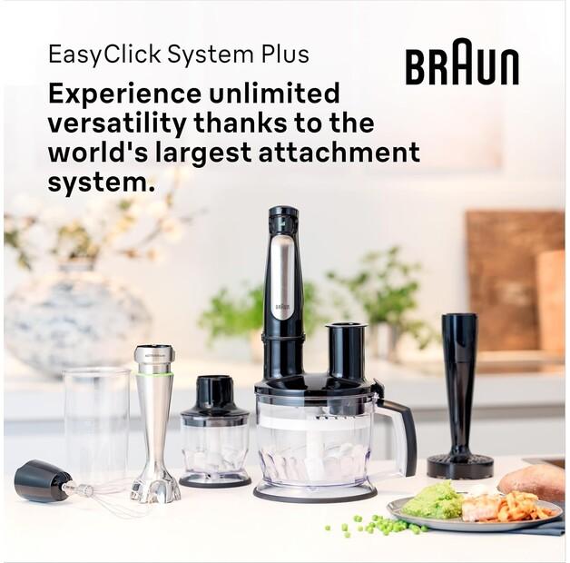 Immersion Blender Braun MQ 7035XBI MultiQuick 7 with Attachments