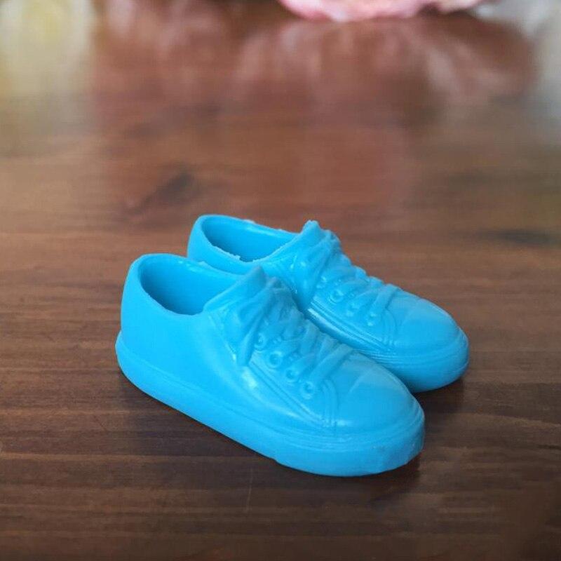 9pairs/lot Sneakers Shoes For Blythe Doll Colorful Doll Shoes For Licca Doll Shoes For Momoko 1/6 Dolls Accessories Kids Toy