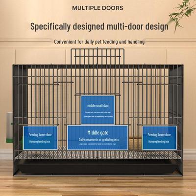 Secure Large Cage for Chickens, Ducklings, Quails, and Call Ducks