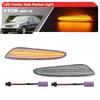 2x For Benz W211 E-Class Pre-LCI E300 E320 E500 E55 AMG 2003-2006 Front Bumper Amber Led Fender Side Marker Lights A2118200221