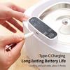 Metal Tray Pet Water Dispenser With Added Light, Rounded Form, Household Drink Station, Stainless Steel Cats Drinking Fountain for Daily Use and Water