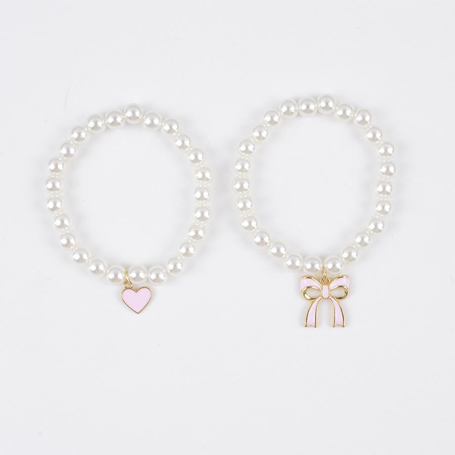 2 Pc/set Pearl Bracelet Set, A Fresh and Elegant Bracelet Suitable for Daily Wear
