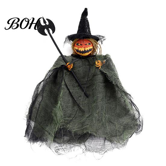 Halloween Party Atmosphäre Requisiten Hängende Geister Dekoration, Gruselig Unheimliches Gaze Horror Spukhaus für Haus, Außen Innen Dekor Zerlumpt