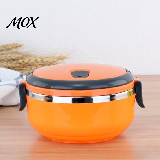 Leak Proof Meal Prep Stackable Insulated Lunch Box with Handle, Stainless Steel Interior Easy Cleaning Outdoor Picnic Food Container Design,