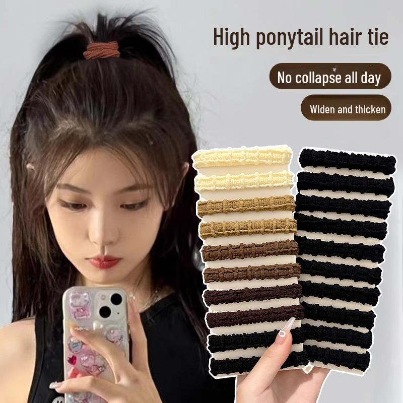 Hochelastisches, langlebiges Haarband – verdicktes Design für einen stylischen hohen Pferdeschwanz
