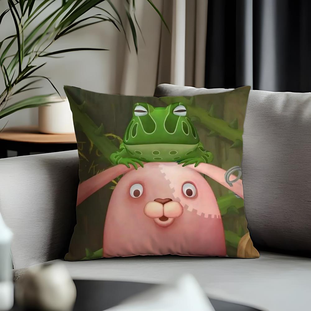 Trending Uusavichead Cushion Cover Antidustmite Pillowcase Invisible Zipper Silky Short Plush Sofa Cushion Cover