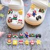 Cartoon Shoe Charms: DIY PVC Buckles for Crocs, Sandals, and Beach Shoes.